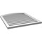 Ekena Millwork Arch Top Surface Mount PVC Gable Vent: Non-Functional, w/2"W x 1-1/2"P Brickmould Frame, 30"W x 32"H GVPAR30X3202SN - alternate 5